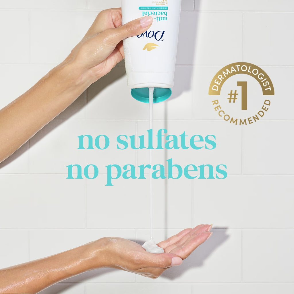 Antibacterial Daily Use Body Wash for Women Protects from Dryness All Skin, 20 Oz