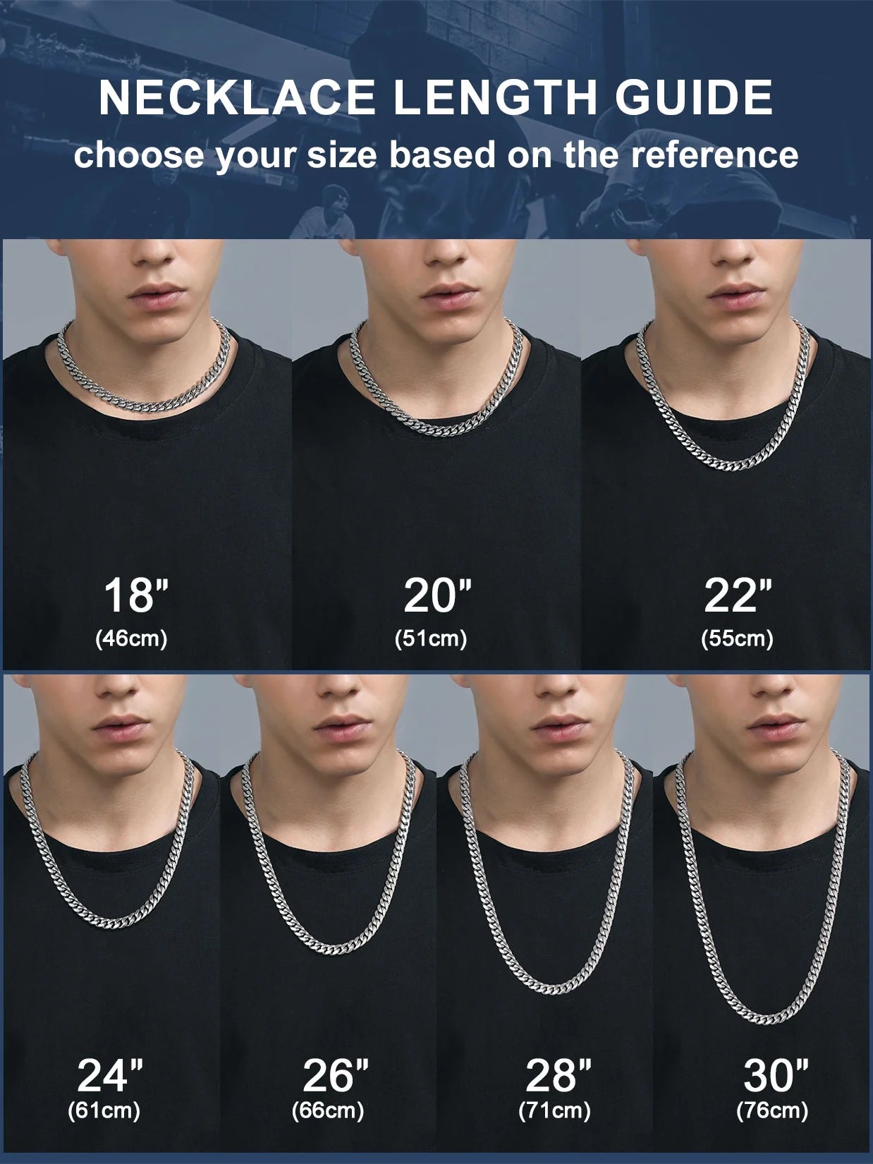 Men'S Stainless Steel Cuban Link Chain Necklace 10MM 18Inch Hip Hop Jewelry Gift for Dad Son